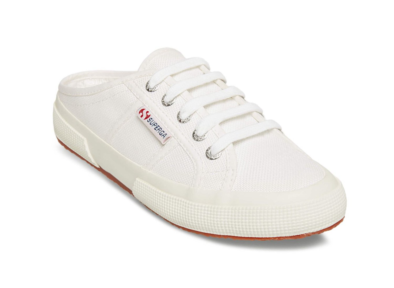 Slip On Superga Mujer Blancas - 2402 Cotw - 539817WNR